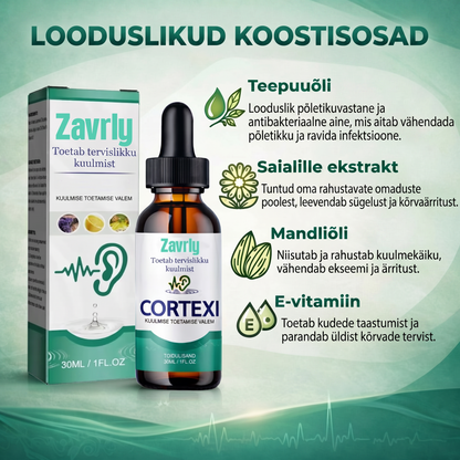 Zavrly Tinnitus kõrvatilgad  selgete kõrvade ja ülima mugavuse tagamiseks– Ava kohene leevendus tinnituse ja kõrva ebamugavustunde korral🎶