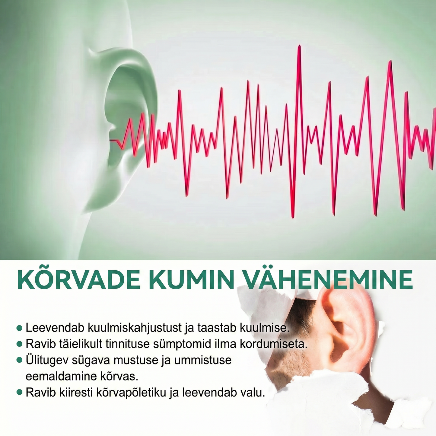 Zavrly Tinnitus kõrvatilgad  selgete kõrvade ja ülima mugavuse tagamiseks– Ava kohene leevendus tinnituse ja kõrva ebamugavustunde korral🎶